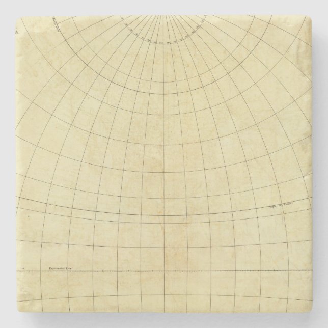 Posavasos De Piedra Esquema de Asia (Anverso)