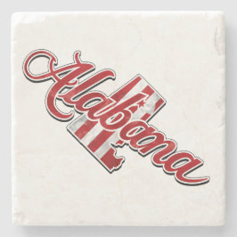 Posavasos De Piedra Esquema de estado de Alabama