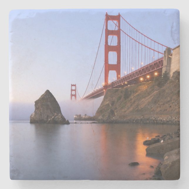 Posavasos De Piedra Estados Unidos, California, San Francisco. Puerta  (Anverso)