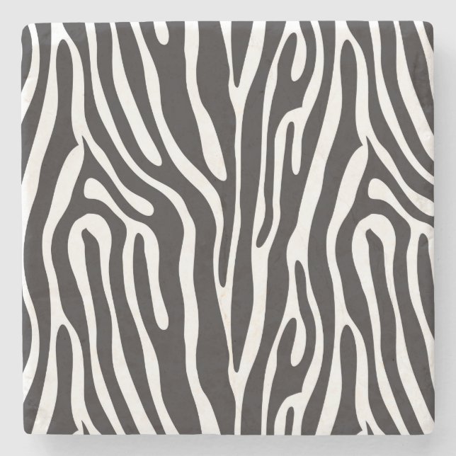 Posavasos De Piedra Estampado de animales (Anverso)