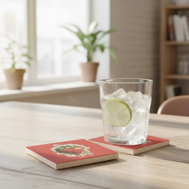 Posavasos De Piedra Estanque de piedra de fresa (Subido por el creador)