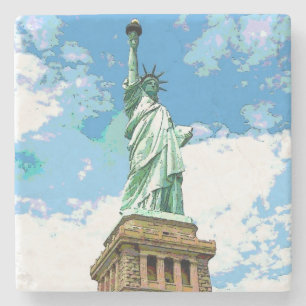 Posavasos De Piedra Estatua de la Libertad
