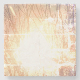 Posavasos De Piedra Estilo de diseño de arte de la escaparate de piedr