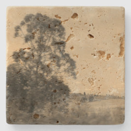 Posavasos De Piedra Estilo de diseño de arte de la escaparate de piedr