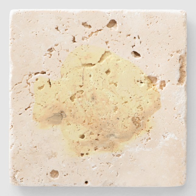 Posavasos De Piedra Estilo de diseño de arte de la escaparate de piedr (Anverso)