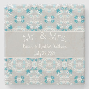 Posavasos De Piedra Estilo de la pintura Splash Keepsake