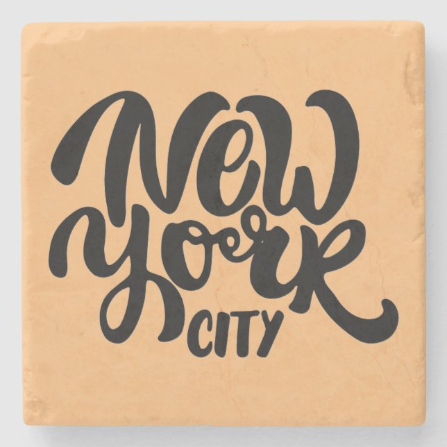 Posavasos De Piedra Estilo de New York City (Anverso)