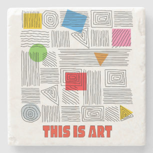 POSAVASOS DE PIEDRA ESTO ES ARTE