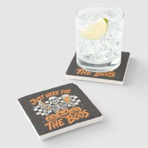 Posavasos De Piedra Estoy Aquí Solo Por Los Boos Esqueleto de Hallowee