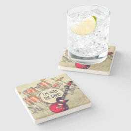 Posavasos De Piedra Estoy con la banda Stone Coaster