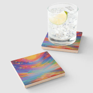 Posavasos De Piedra Estrella