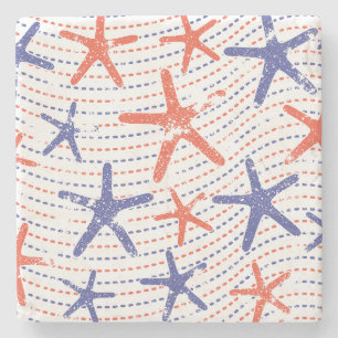 Posavasos De Piedra Estrella de mar de la Americana Costera