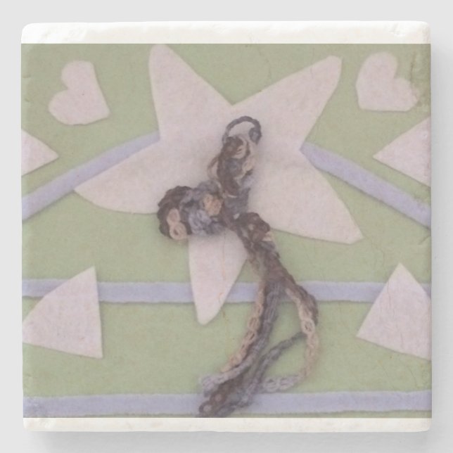 Posavasos De Piedra Estrella flotante (Anverso)