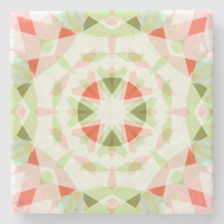 Posavasos De Piedra Estrella verde rosa roja bonito Decoración moderna