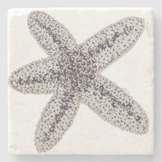 Posavasos De Piedra Estrellas de mar - neutral