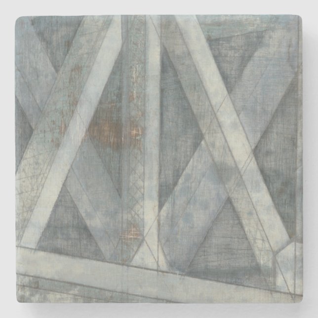 Posavasos De Piedra Estructura industrial | Puente (Anverso)