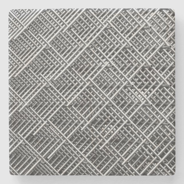 Posavasos De Piedra Estructura Metalizado compleja (Anverso)