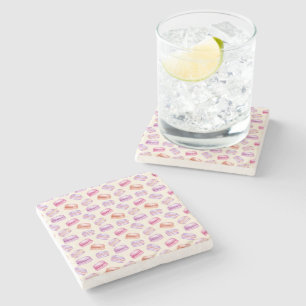 Posavasos De Piedra Etiquetas de regalo de tarjetas de felicitación pl