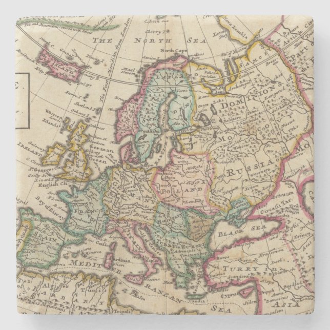 Posavasos De Piedra Europa 20 (Anverso)
