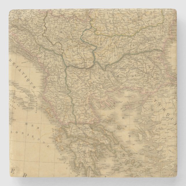 Posavasos De Piedra Europa 23 (Anverso)