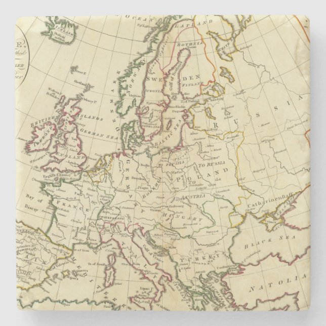 Posavasos De Piedra Europa 33 (Anverso)