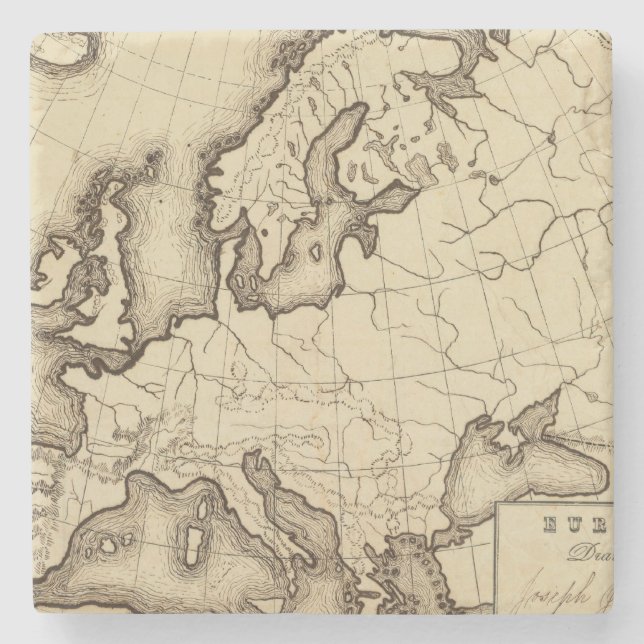 Posavasos De Piedra Europa 45 (Anverso)