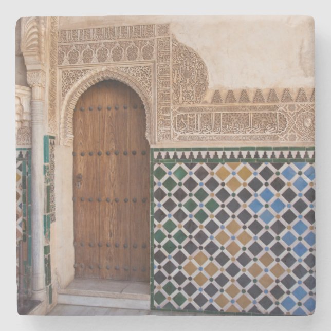 Posavasos De Piedra Europa, España, Andalucía, Granada, Alhambra (Anverso)