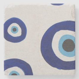 Posavasos De Piedra Evil Eye Coaster