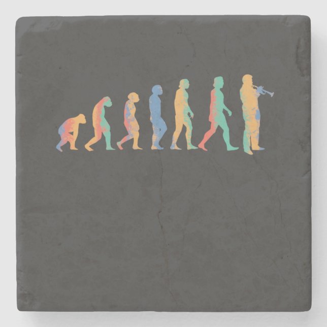 Posavasos De Piedra Evolución de trompeta (Anverso)