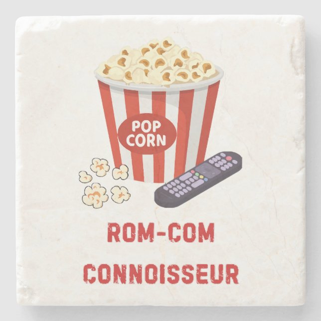 Posavasos De Piedra Experto en Comedia Romántica (Anverso)