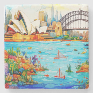 Posavasos De Piedra Explorando la belleza de Australia #17