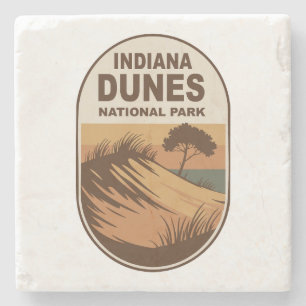 Posavasos De Piedra Explore el Parque Nacional de las Dunas de Indiana