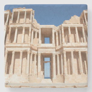 Posavasos De Piedra Fachada Y Escenario Del Anfiteatro Romano