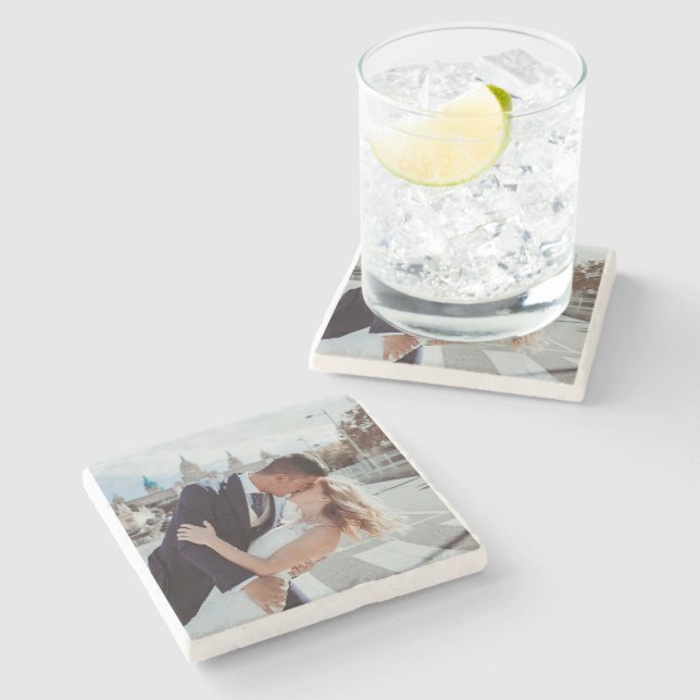 Posavasos De Piedra ¡FÁCIL! Monstruo de mármol - Personalizado - Añadi (Lateral)