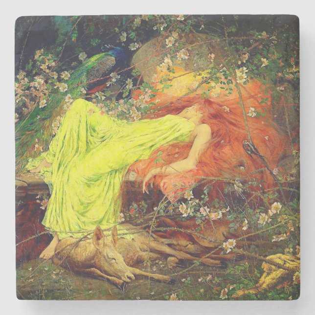 Posavasos De Piedra Fairy Tale Arthur Wardle (Anverso)