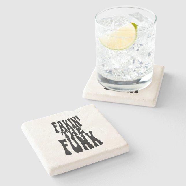 Posavasos De Piedra Fakin 'el Funk (Lateral)