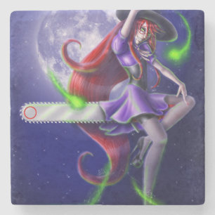 Posavasos De Piedra Falln Witchy PinUp
