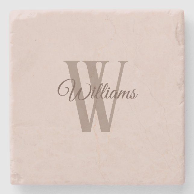 Posavasos De Piedra familia personalizado (Anverso)