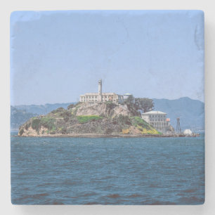 Posavasos De Piedra Famosa prisión de Alcatraz San Francisco Californi