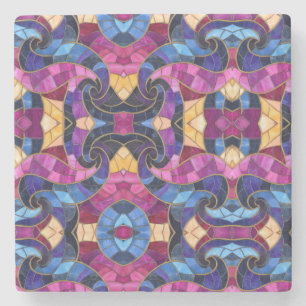 Posavasos De Piedra Fancy Mosaic Coaster