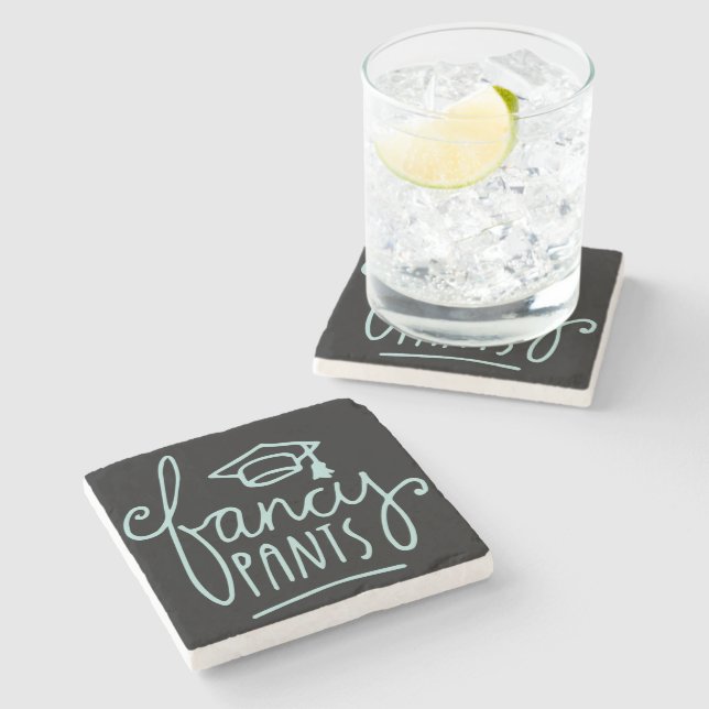Posavasos De Piedra Fancy Pants Grad Funny Grad (Lateral)