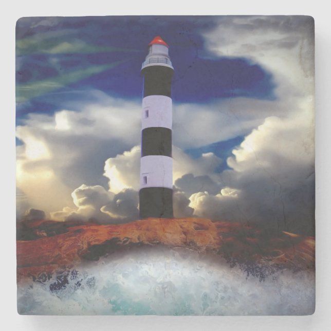 Posavasos De Piedra Faro (Anverso)