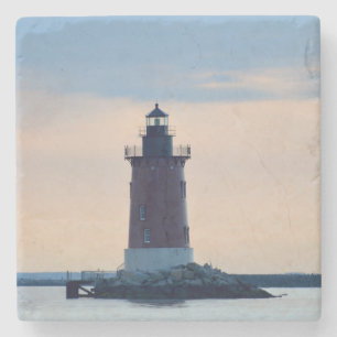 Posavasos De Piedra Faro de aguas residuales de Delaware Cape Henlopen
