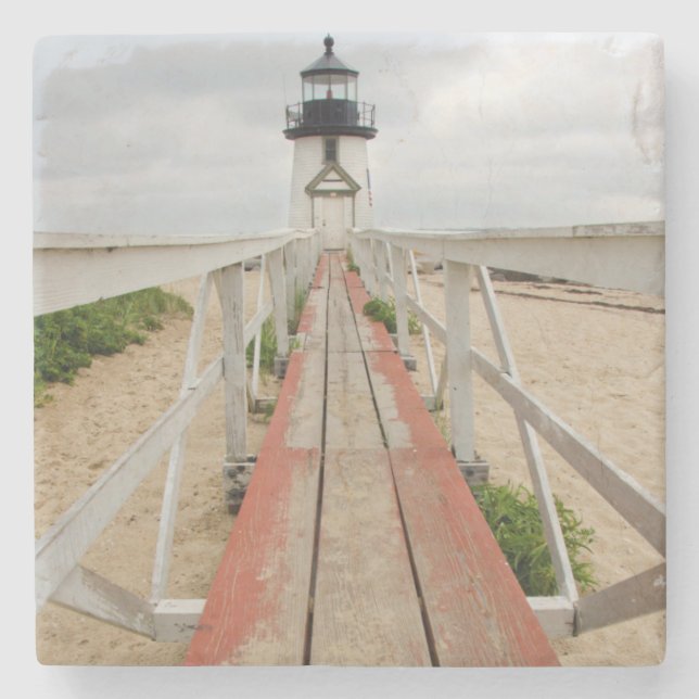 Posavasos De Piedra Faro de Brant Point (Anverso)