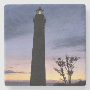 Posavasos De Piedra Faro de Little Sable Point