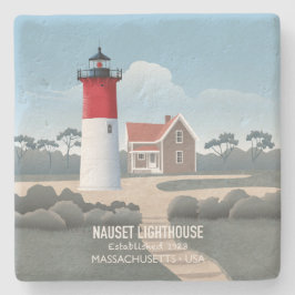 Posavasos De Piedra Faro de Nauset