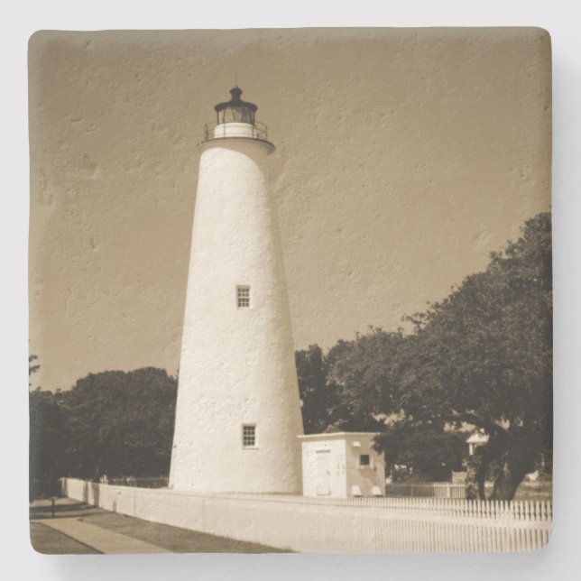 Posavasos De Piedra Faro de Ocracoke (Anverso)