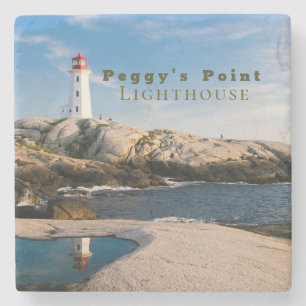 Posavasos De Piedra Faro de Peggys Point Atlantic Canadá