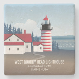 Posavasos De Piedra Faro de West Quoddy Head