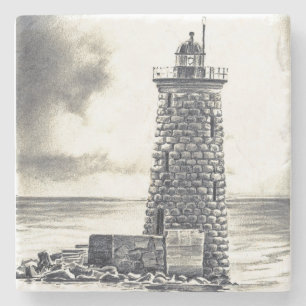 Posavasos De Piedra Faro del puerto